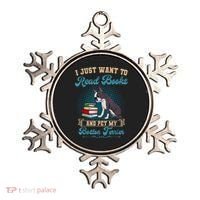 Boston Terrier American Gentleman Bibliophile Book Lover Ornament thumb 0