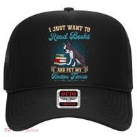 Boston Terrier American Gentleman Bibliophile Book Lover Hat thumb 0