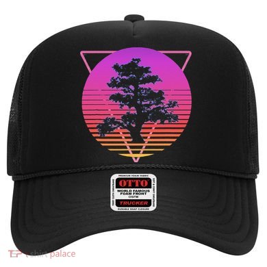Bonsai Tree Art Japanese Retro Vaporwave Vintage 80s 90s Hat