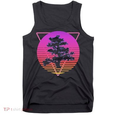 Bonsai Tree Art Japanese Retro Vaporwave Vintage 80s 90s Tank Top
