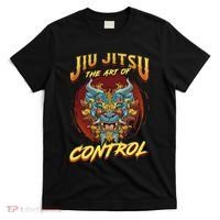 Bjj The Art Of Control Grappling Jiu Jitsu Foo Dog T-Shirt thumb 0