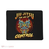 Bjj The Art Of Control Grappling Jiu Jitsu Foo Dog Mousepad thumb 0