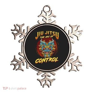 Bjj The Art Of Control Grappling Jiu Jitsu Foo Dog Ornament