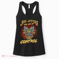 Bjj The Art Of Control Grappling Jiu Jitsu Foo Dog Women's Tank Top thumb 0