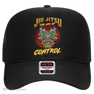 Bjj The Art Of Control Grappling Jiu Jitsu Foo Dog Hat