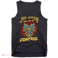 Bjj The Art Of Control Grappling Jiu Jitsu Foo Dog Tank Top thumb 0
