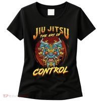 Bjj The Art Of Control Grappling Jiu Jitsu Foo Dog Women's T-Shirt thumb 0