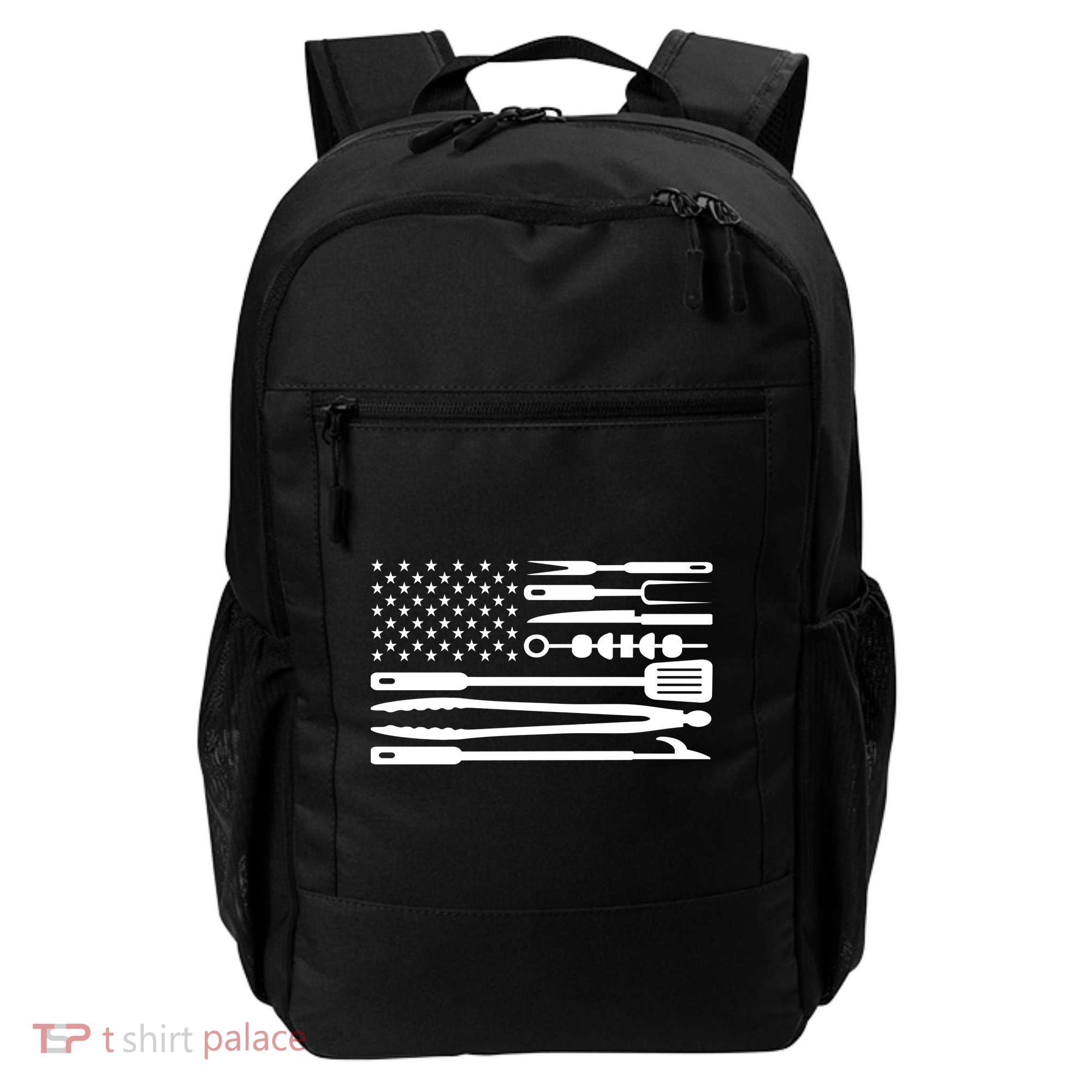 BBQ Tools American Flag Backpack