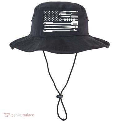 BBQ Tools American Flag Bucket Hat