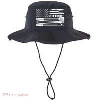 BBQ Tools American Flag Bucket Hat thumb 0