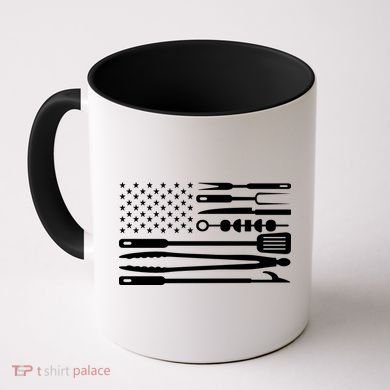 BBQ Tools American Flag Coffee Mug