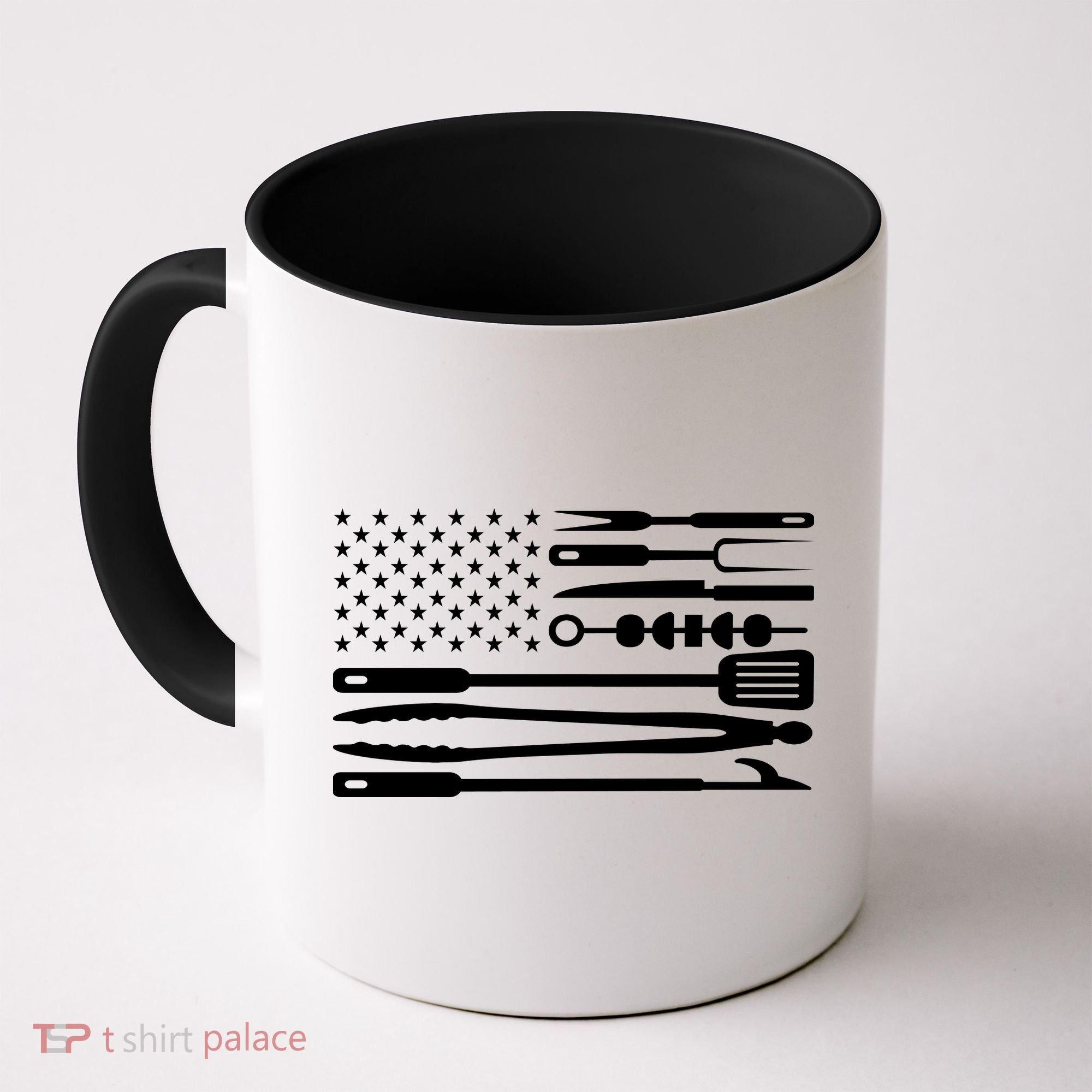 BBQ Tools American Flag Coffee Mug