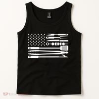 BBQ Tools American Flag Tank Top thumb 2