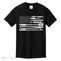 BBQ Tools American Flag Kids T-Shirt thumb 0