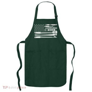 BBQ Tools American Flag Apron