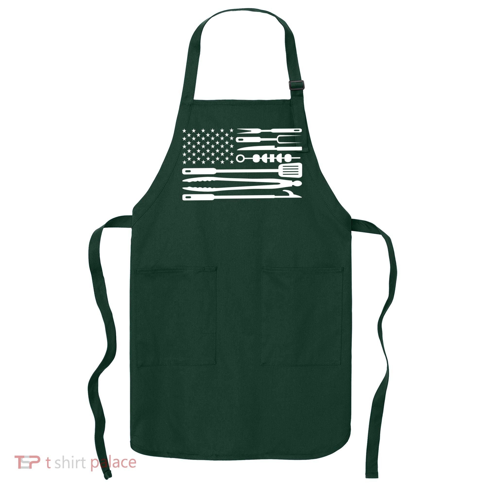 BBQ Tools American Flag Apron