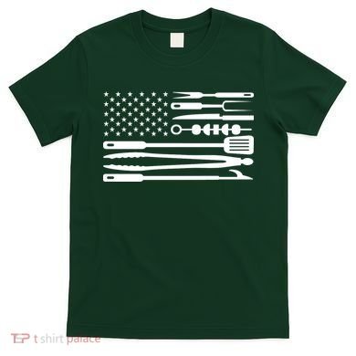 BBQ Tools American Flag T-Shirt