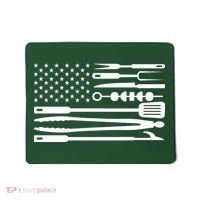 BBQ Tools American Flag Mousepad thumb 0