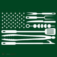 BBQ Tools American Flag Women's T-Shirt thumb 6