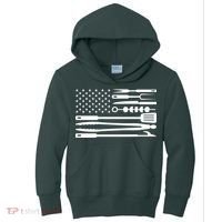 BBQ Tools American Flag Kids Hoodie thumb 0