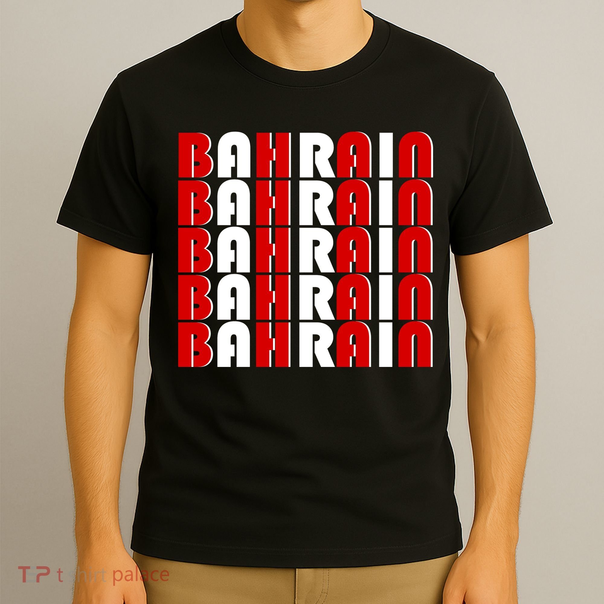 Bahrain Typography T-Shirt