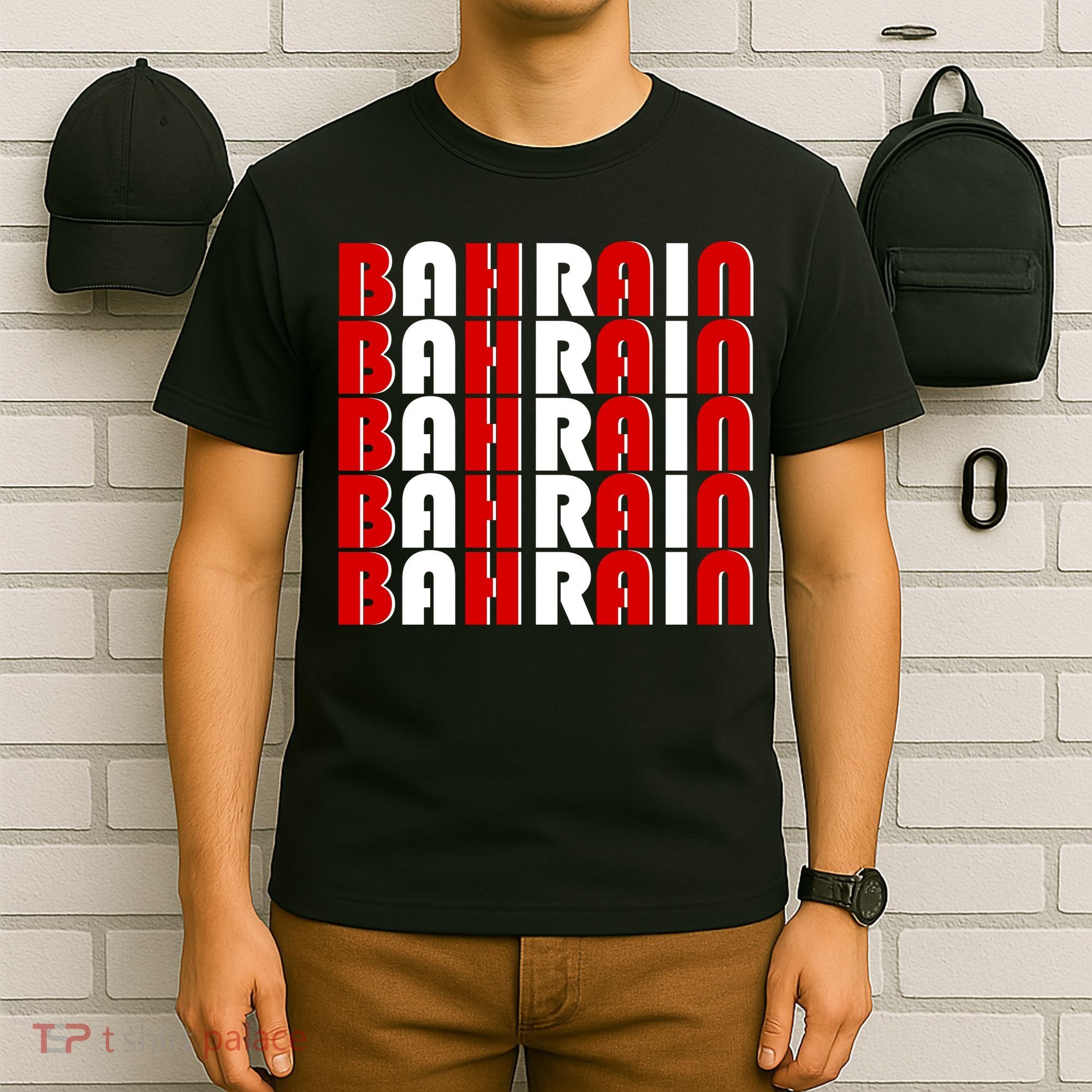 Bahrain Typography T-Shirt
