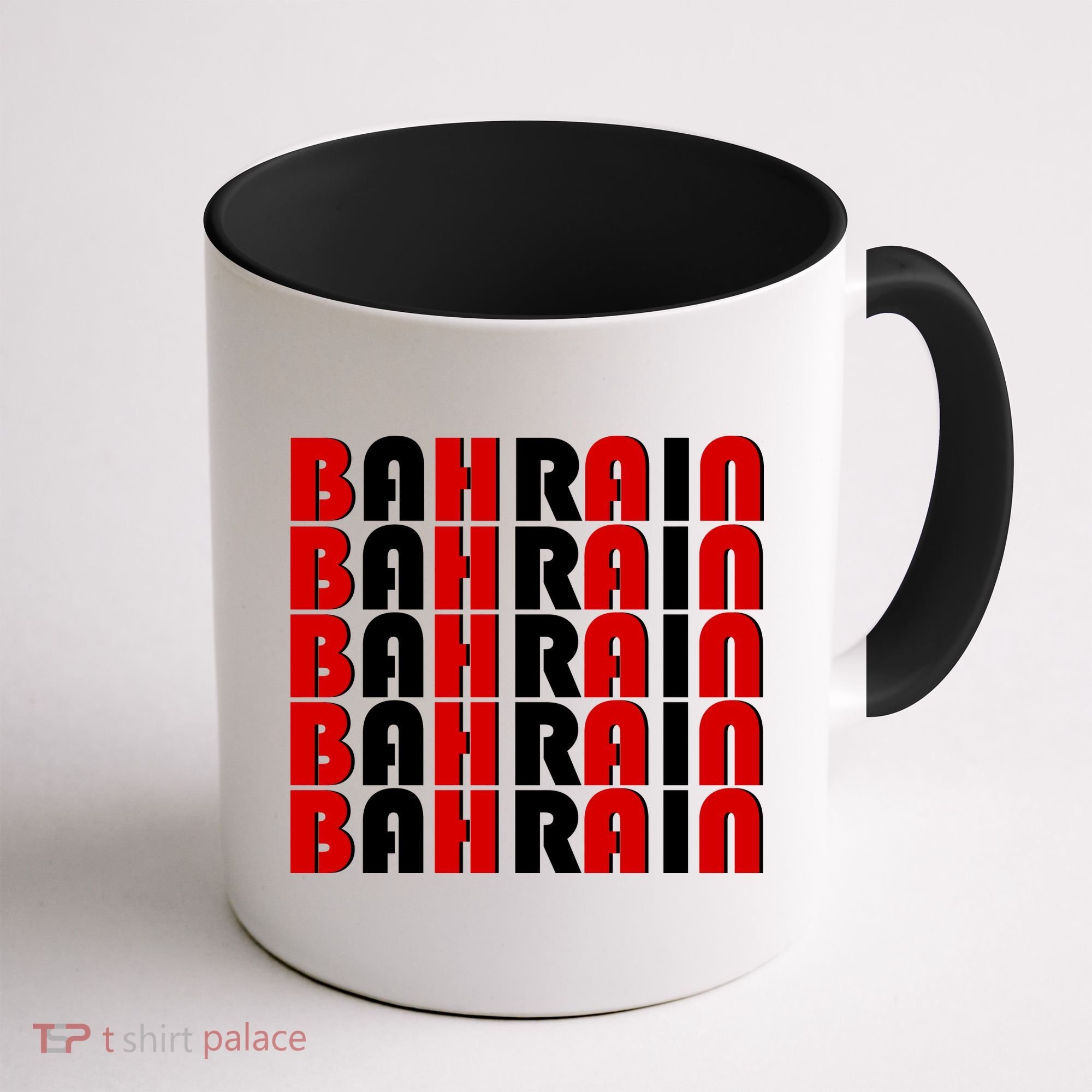 Bahrain Typography Coffee Mug