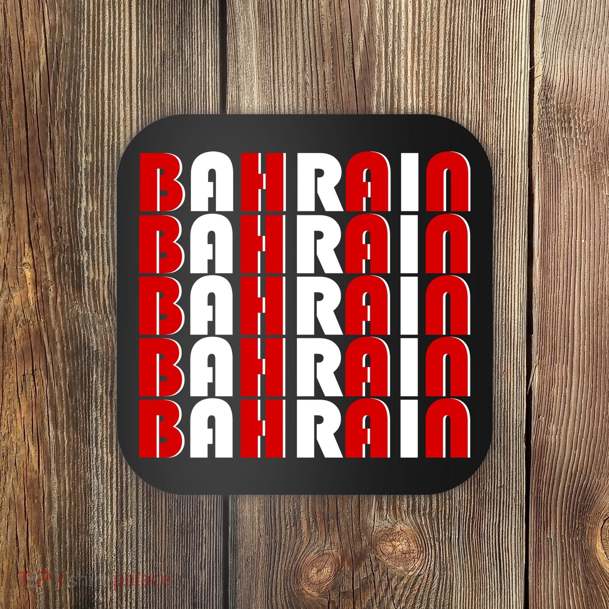 Bahrain Typography Coaster