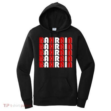 Bahrain Typography Women's Hoodie