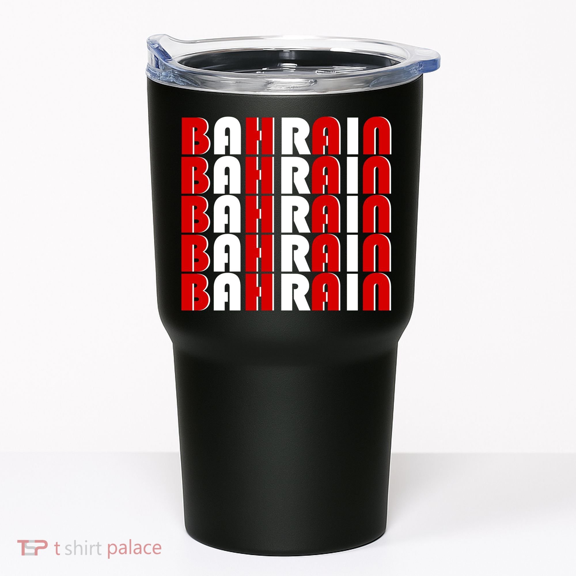 Bahrain Typography Tumbler