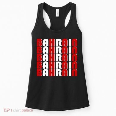 Bahrain Typography Women's Tank Top