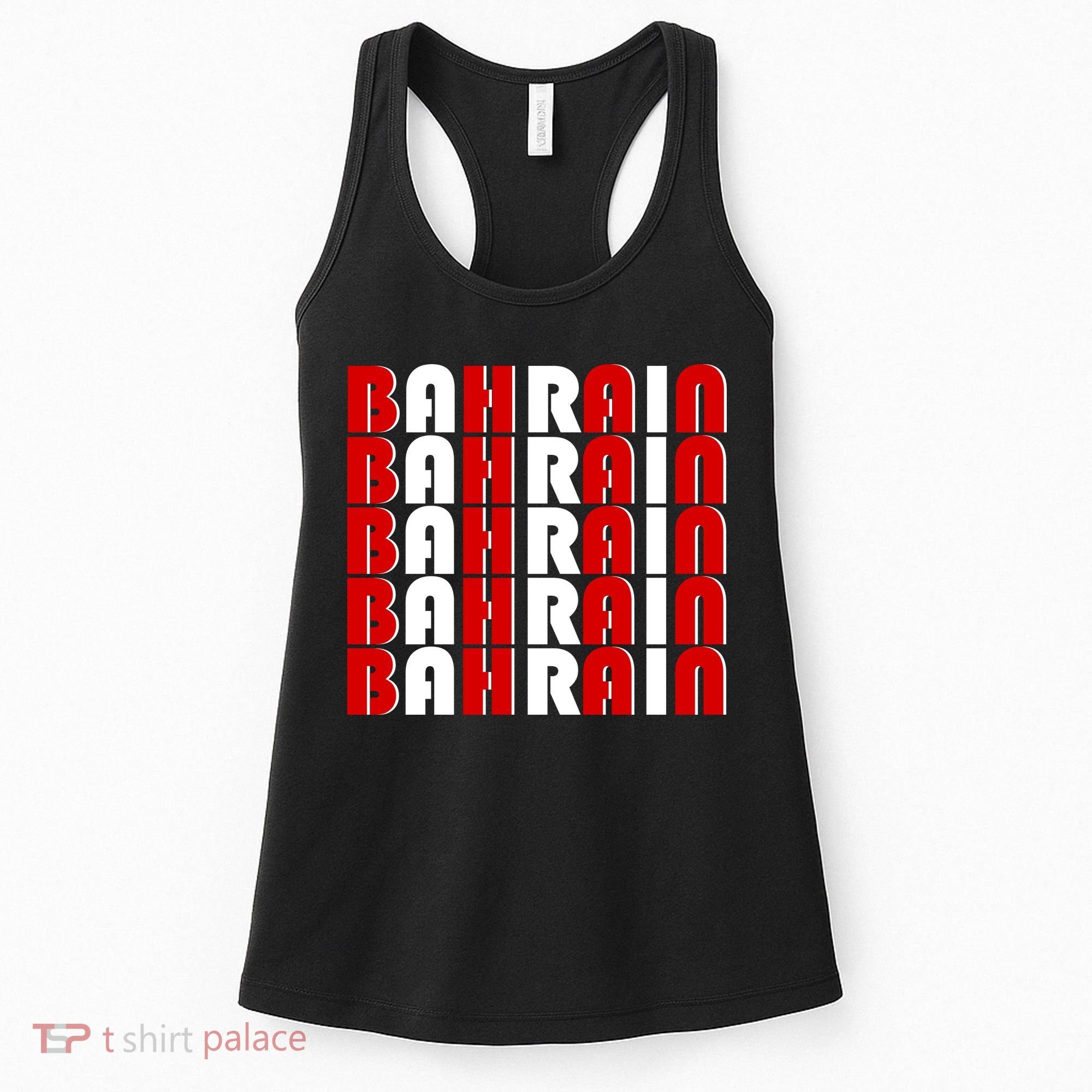 Bahrain Typography Women's Tank Top