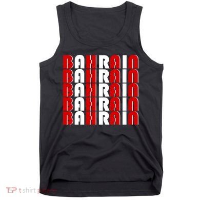 Bahrain Typography Tank Top