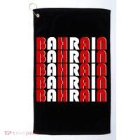 Bahrain Typography Golf Towel thumb 0