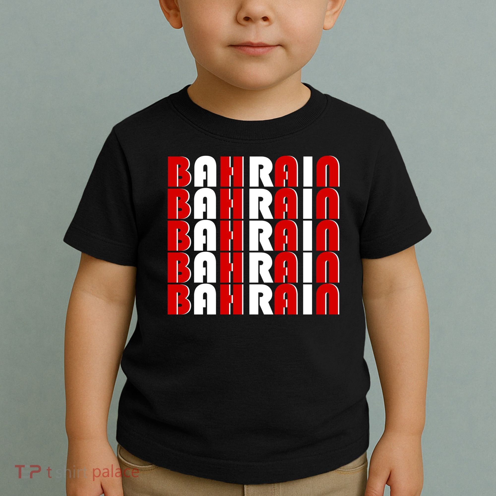 Bahrain Typography Toddler T-Shirt
