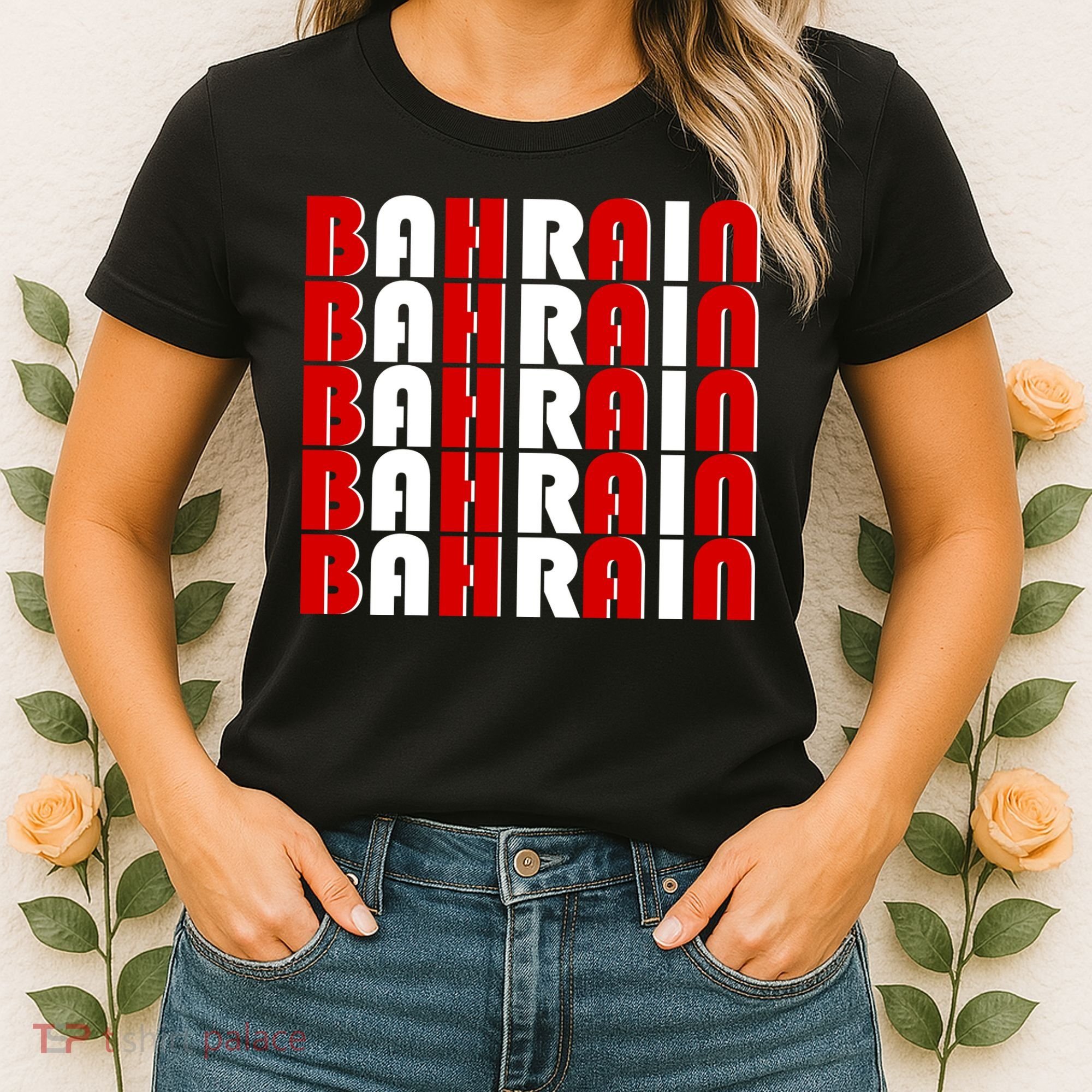Bahrain Typography Women's T-Shirt
