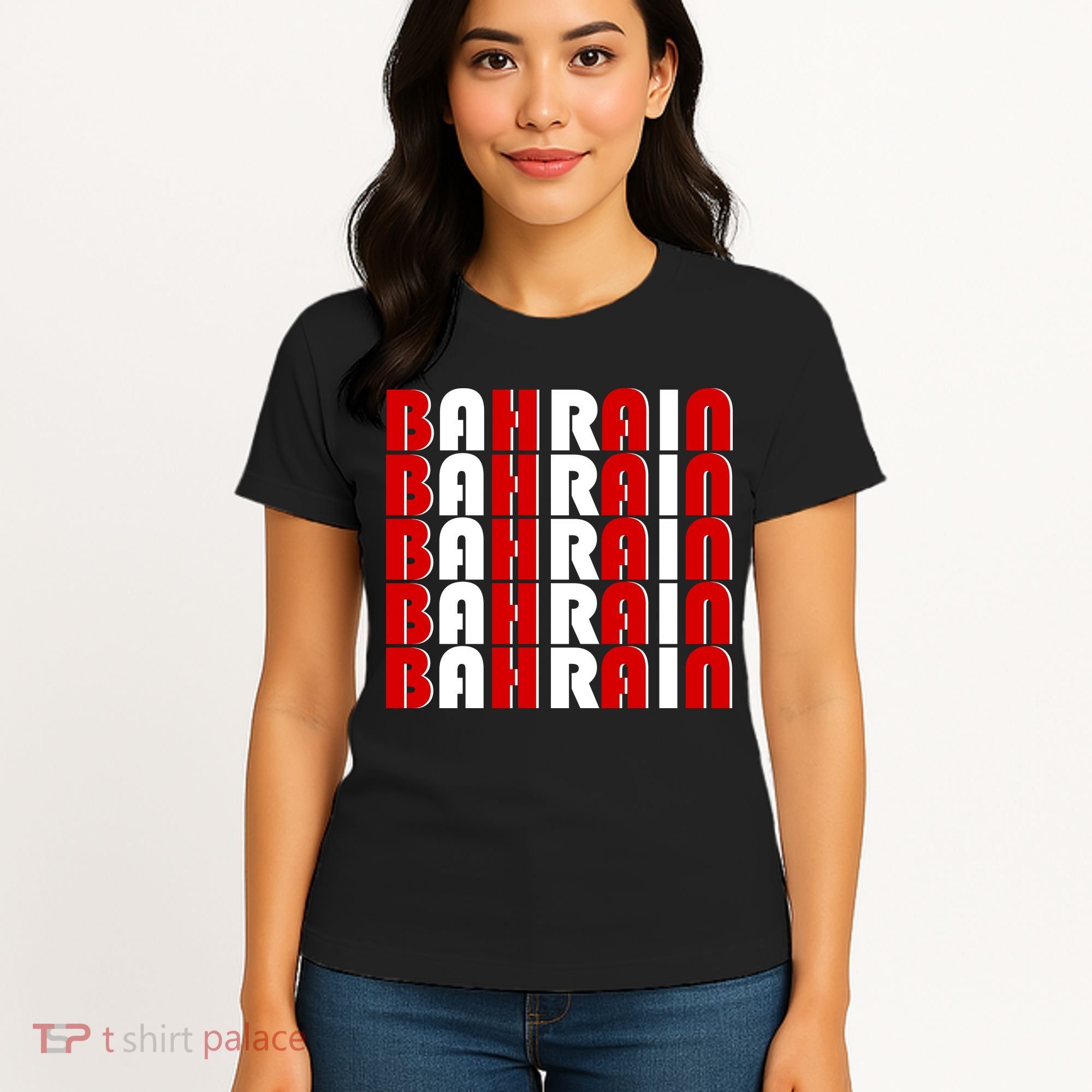 Bahrain Typography Women's T-Shirt