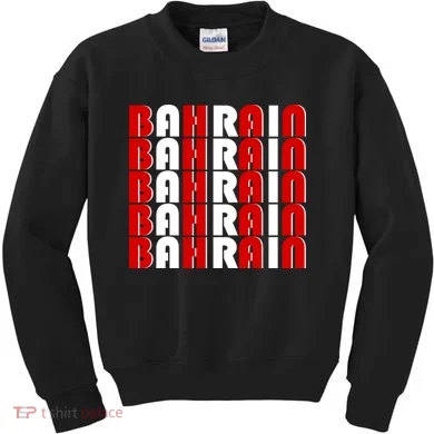 Bahrain Typography Kids Sweatshirt