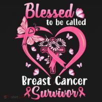 Blessed To Be Called Pink Women Heart Breast Cancer Survivor Women's Hoodie thumb 2