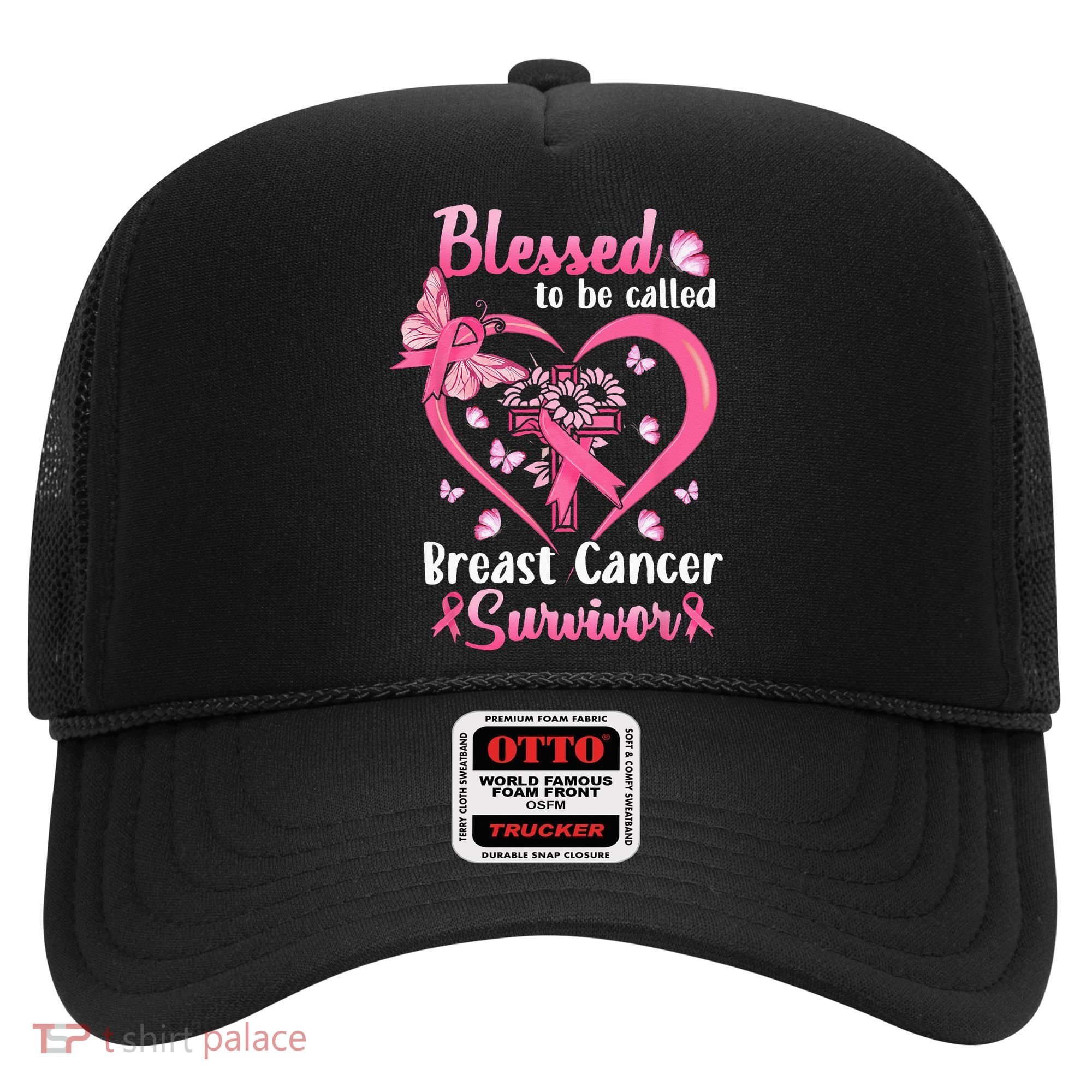 Blessed To Be Called Pink Women Heart Breast Cancer Survivor Hat