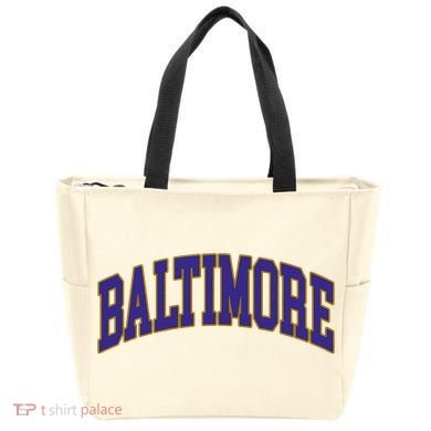 Baltimore Text Tote Bag