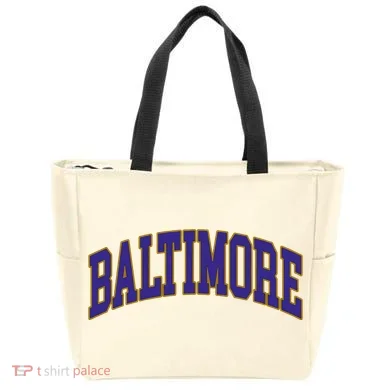 Baltimore Text Tote Bag