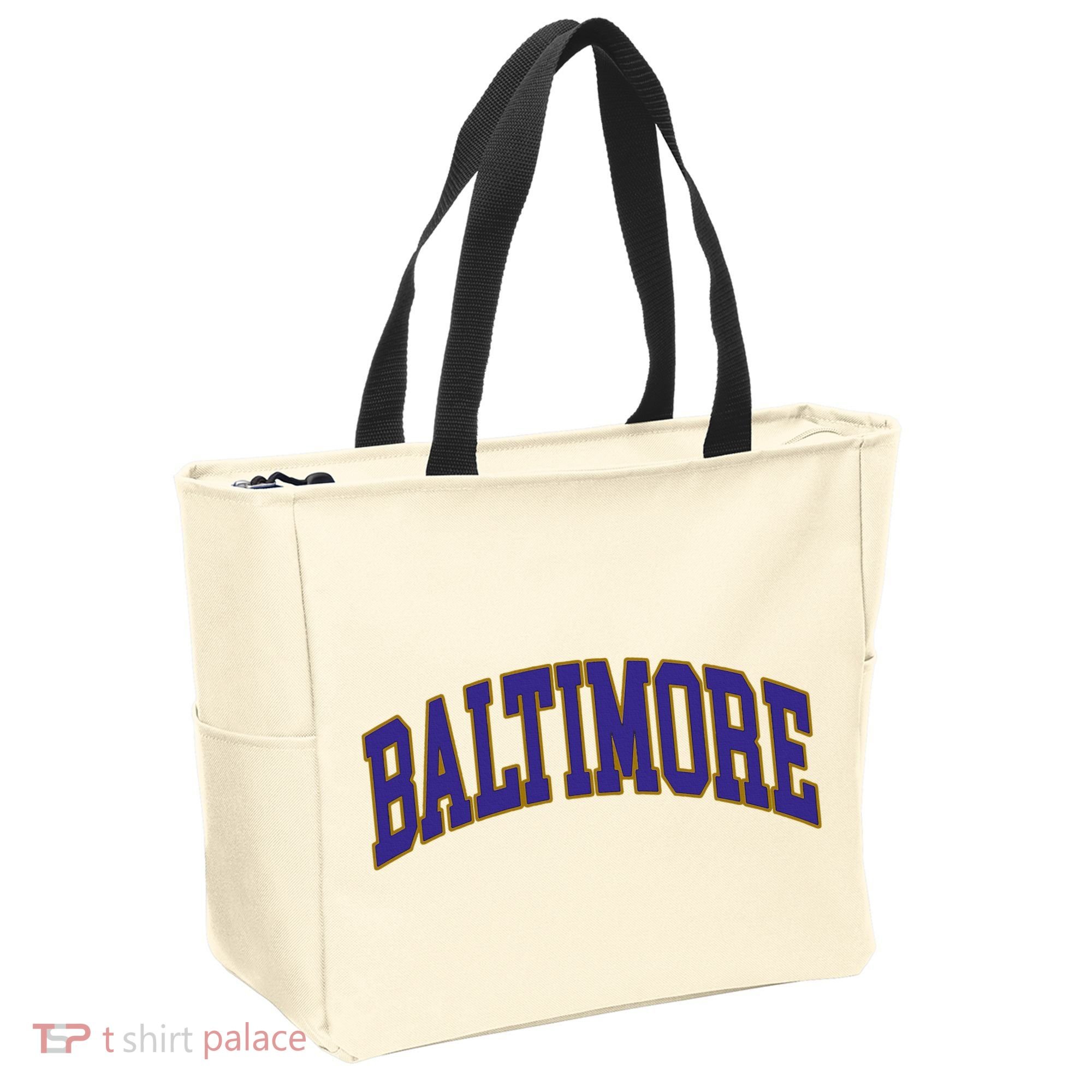 Baltimore Text Tote Bag