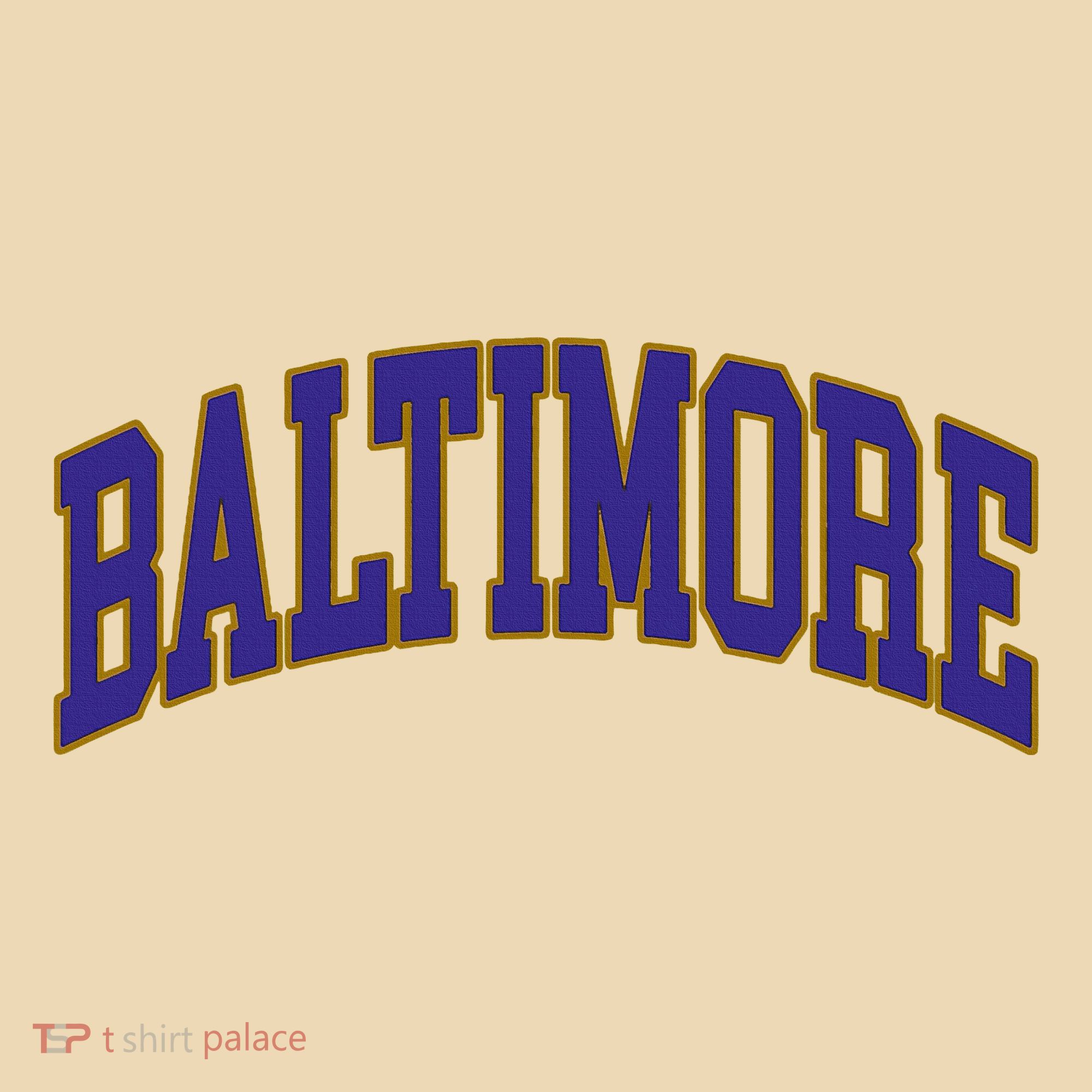 Baltimore Text Tote Bag