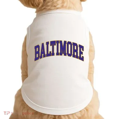 Baltimore Text Doggie Tank