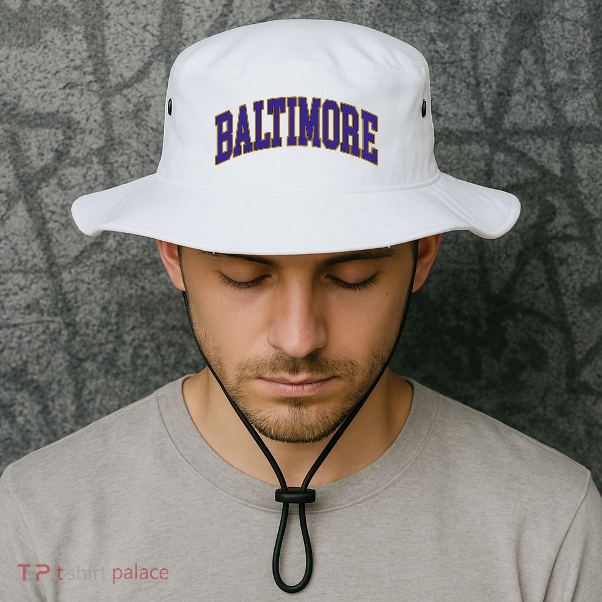 Baltimore Text Bucket Hat