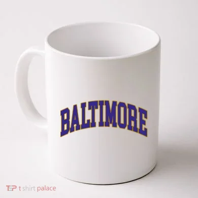 Baltimore Text Coffee Mug