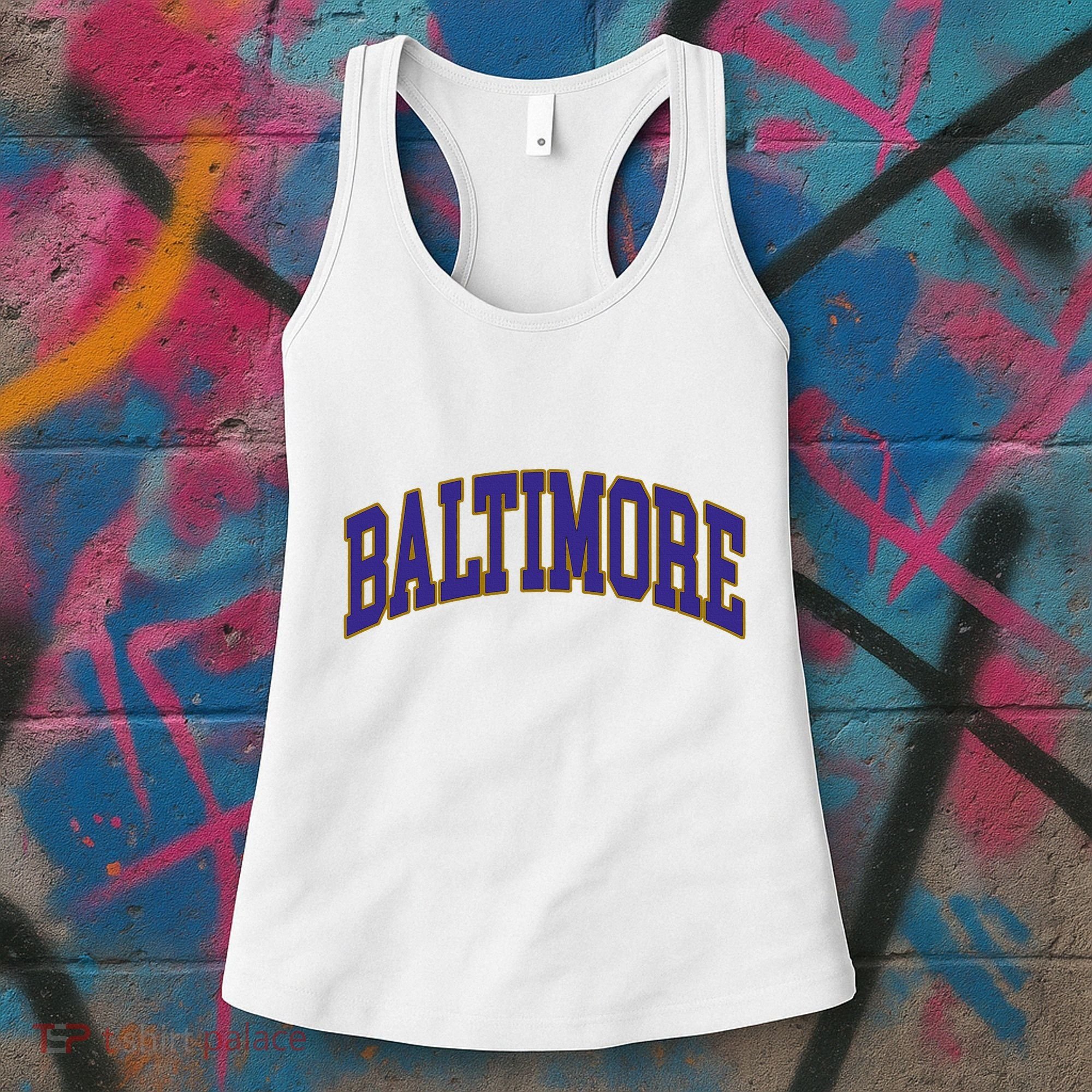 Baltimore Text Women's Tank Top