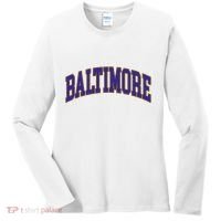 Baltimore Text Women's Long Sleeve Shirt thumb 0