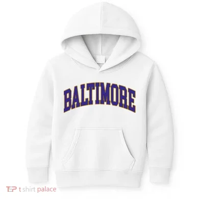 Baltimore Text Kids Hoodie